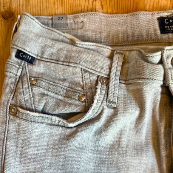 Citizens of Humanity Rocket Crop High Rise Skinny Jeans Gray Wash Size 27 - Picture 2 of 8